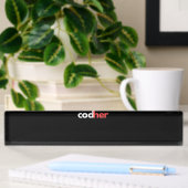 Codher Girl Programmer Women Stem Engineers Liebha Namensplakette