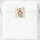 Codice Murua Quadratischer Aufkleber (Tasche)