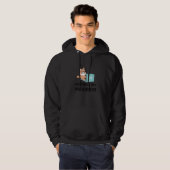 Codieren im laufenden Computer-Nerd des Programmie Hoodie (Vorne ganz)