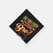 Codieren Sie sogar Bro Funny Software Engineer? Serviette (Ecke)