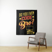 Codieren Sie sogar Bro Funny Software Engineer? Wandteppich (Beispiel)