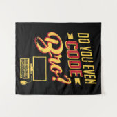 Codieren Sie sogar Bro Funny Software Engineer? Wandteppich (Vorderseite (Horizontal))