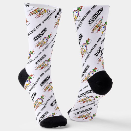 Codiert für DNS-Replikation mit Storyerzählung Socken (Gewinkelt)