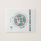 Codiert für Start und Stopp (Codon Wheel) Puzzle (Horizontal)