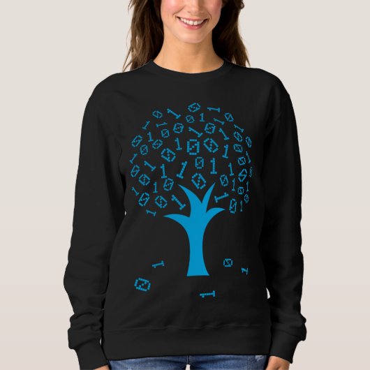 Codierung Binärbaum Wissenschaft Computer Programm Sweatshirt (Vorderseite)