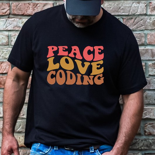 Codierung der Retro-Liebe T-Shirt