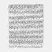 Codierung Fleecedecke (Vorderseite)