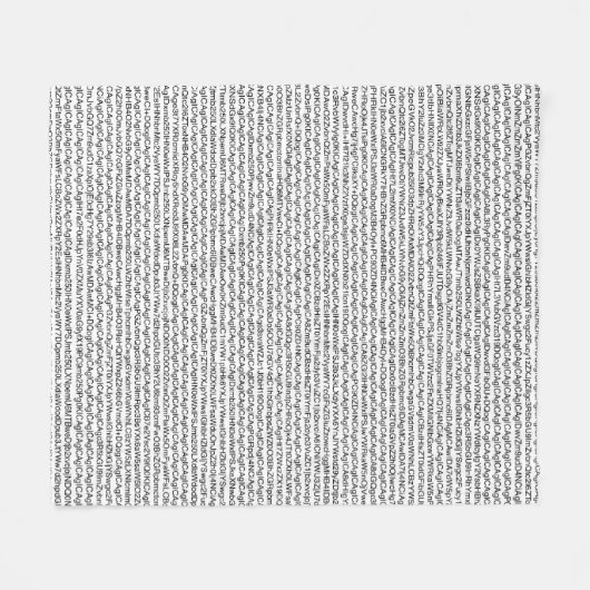 Codierung Fleecedecke (Vorderseite (Horizontal))