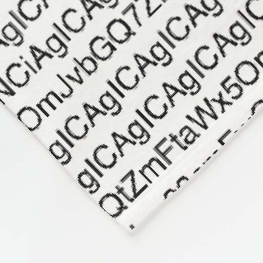 Codierung Fleecedecke (Ecke)