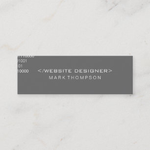 Codierung Mini Visitenkarte