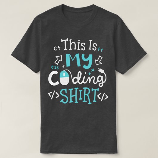 Codierungsrechner 1 T-Shirt (Design vorne)