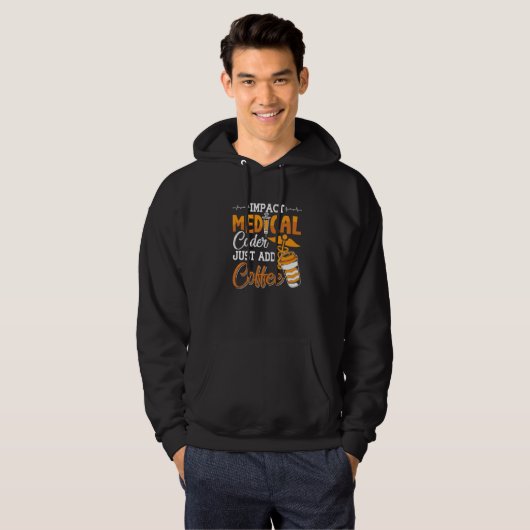 Coding Assistant Programmer Medical Coder einfach  Hoodie (Vorne ganz)
