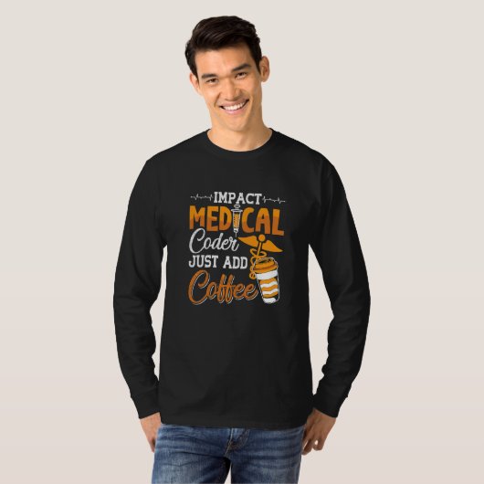 Coding Assistant Programmer Medical Coder einfach T-Shirt (Vorne ganz)