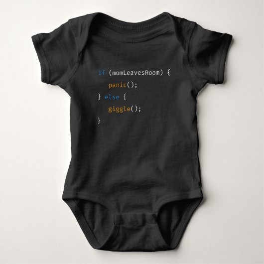 Coding-Baby Lustiger Programmierer und Entwickler- Baby Strampler (Vorderseite)