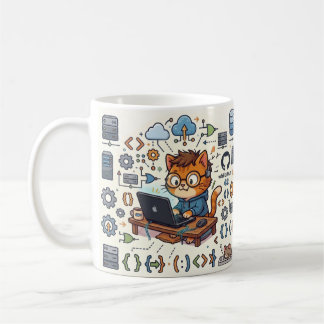 Coding Cat Entwickler Tasse