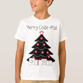 Coding Christmas Tree Merry Code-mas Shirt (Vorderseite)