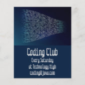 Coding Club Coding Camp für Kinder Flyer (Vorne)