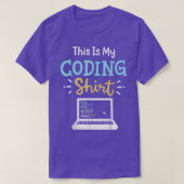 Coding Coder Programmierung von Computerwissenscha T-Shirt (Design vorne)
