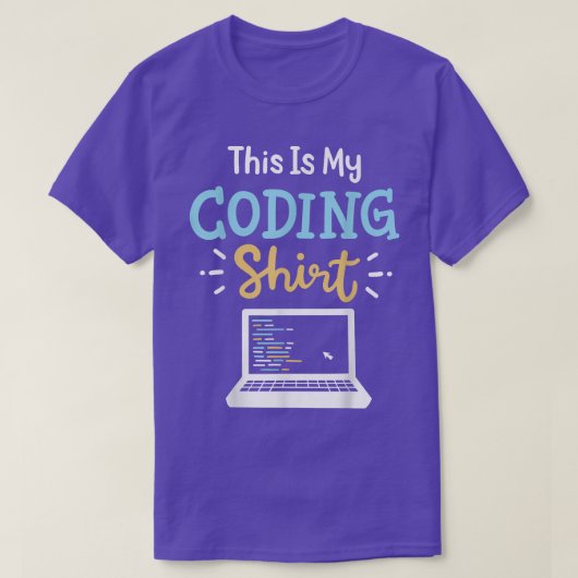Coding Coder Programmierung von Computerwissenscha T-Shirt (Design vorne)