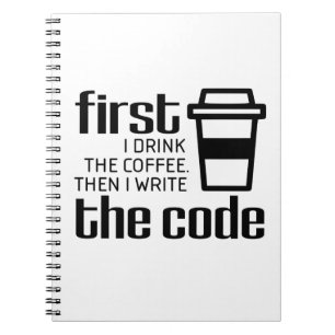 Coding Coffee Computer Programmierung Code Enginee Notizblock