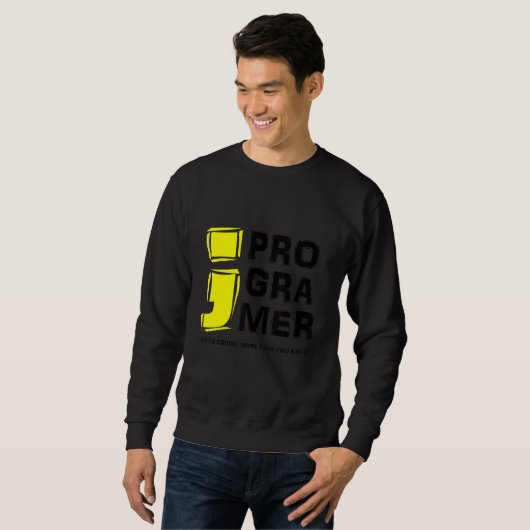 Coding Computer Programmer Liebe Coding more als Y Sweatshirt (Vorne ganz)