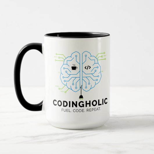 Coding Duo Mug Set for Programmers & coders Tasse (Links)