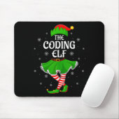 Coding Elf Christmas Family Girls Women Elf Squad Mousepad (Mit Mouse)