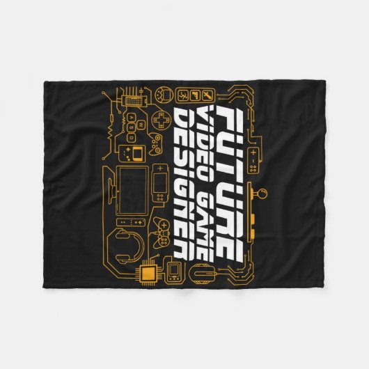 Coding Gamer von Future Video Game Designer Fleecedecke (Vorderseite (Horizontal))