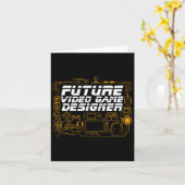 Coding Gamer von Future Video Game Designer Karte (Gelbe Blume)