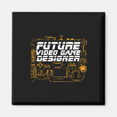 Coding Gamer von Future Video Game Designer Magnet (Vorne)
