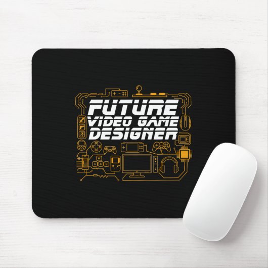 Coding Gamer von Future Video Game Designer Mousepad (Mit Mouse)