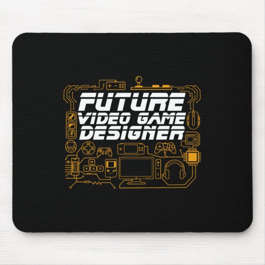 Coding Gamer von Future Video Game Designer Mousepad (Vorne)
