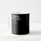 Coding Humor Debugging Programming Bug Coder Kaffeetasse (Vorderseite Links)