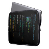 Coding Humor - Developer Logic and Tech Life Laptopschutzhülle (Vorderseite Links)