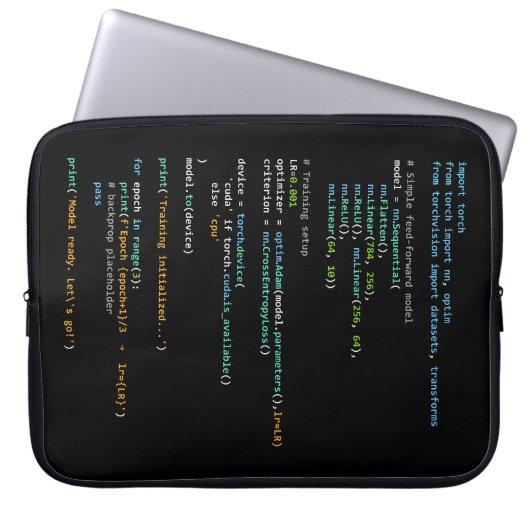 Coding Humor - Developer Logic and Tech Life Laptopschutzhülle (Vorderseite)