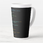 Coding Humor - Developer Logic and Tech Life Milchtasse (Rechte Ecke)