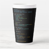 Coding Humor - Developer Logic and Tech Life Milchtasse (Vorderseite)