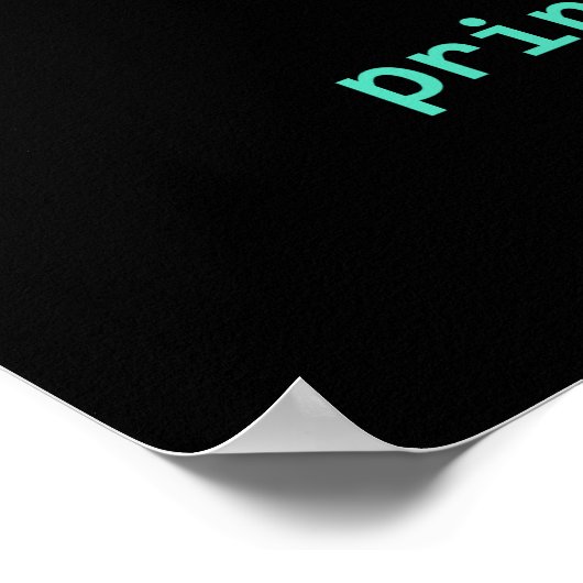 Coding Humor - Developer Logic and Tech Life Poster (Ecke)