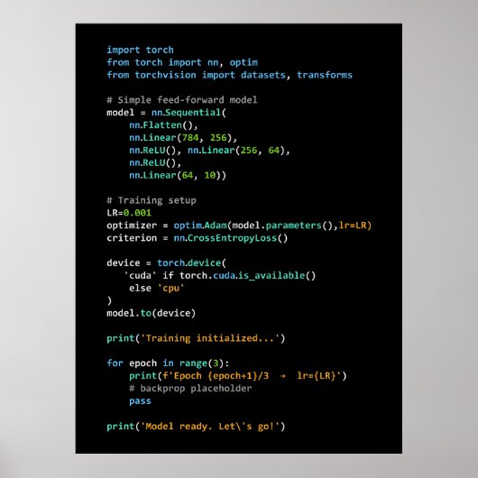 Coding Humor - Developer Logic and Tech Life Poster (Vorne)