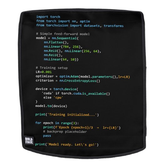 Coding Humor - Developer Logic and Tech Life Rucksack (Abnehmbare Front)