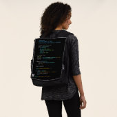 Coding Humor - Developer Logic and Tech Life Rucksack (Ausgewaschen)