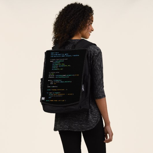 Coding Humor - Developer Logic and Tech Life Rucksack (Ausgewaschen)