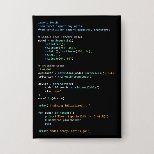 Coding Humor - Entwicklerlogik und Tech-Leben Button (Vorderseite)
