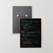 Coding Humor - Entwicklerlogik und Tech-Leben Button (Vorderseite/Rückseite)