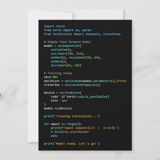 Coding Humor - Entwicklerlogik und Tech-Leben Einladung (Vorderseite)