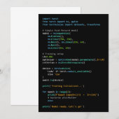 Coding Humor - Entwicklerlogik und Tech-Leben Einladung (Vorne/Hinten)