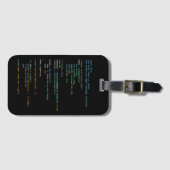 Coding Humor - Entwicklerlogik und Tech-Leben Gepäckanhänger (Vorderseite (Horizontal))