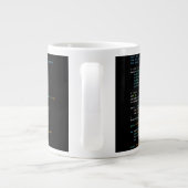 Coding Humor - Entwicklerlogik und Tech-Leben Jumbo-Tasse (Rückseite)
