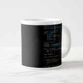 Coding Humor - Entwicklerlogik und Tech-Leben Jumbo-Tasse (Vorderseite Rechts)