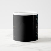 Coding Humor - Entwicklerlogik und Tech-Leben Jumbo-Tasse (Vorderseite)